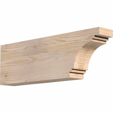 Ekena Millwork Pescadero Smooth Rafter Tail, Douglas Fir, 3 1/2"W x 8"H x 24"L RFT04X08X24PEC00SDF